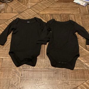 Classic Black Kids One Piece Set